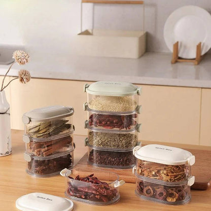 Smart Spice Keeper: Airtight Stackable Organizer