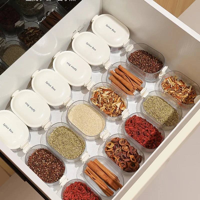 Smart Spice Keeper: Airtight Stackable Organizer