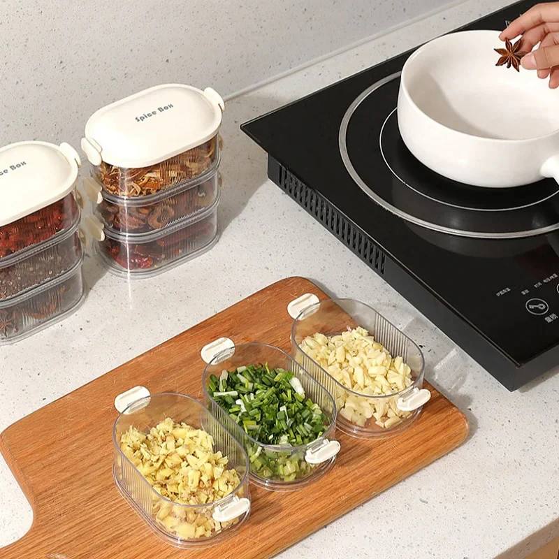 Smart Spice Keeper: Airtight Stackable Organizer
