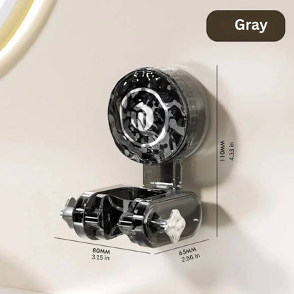 Versatile Shower Head Mount with Easy Suction Attachment