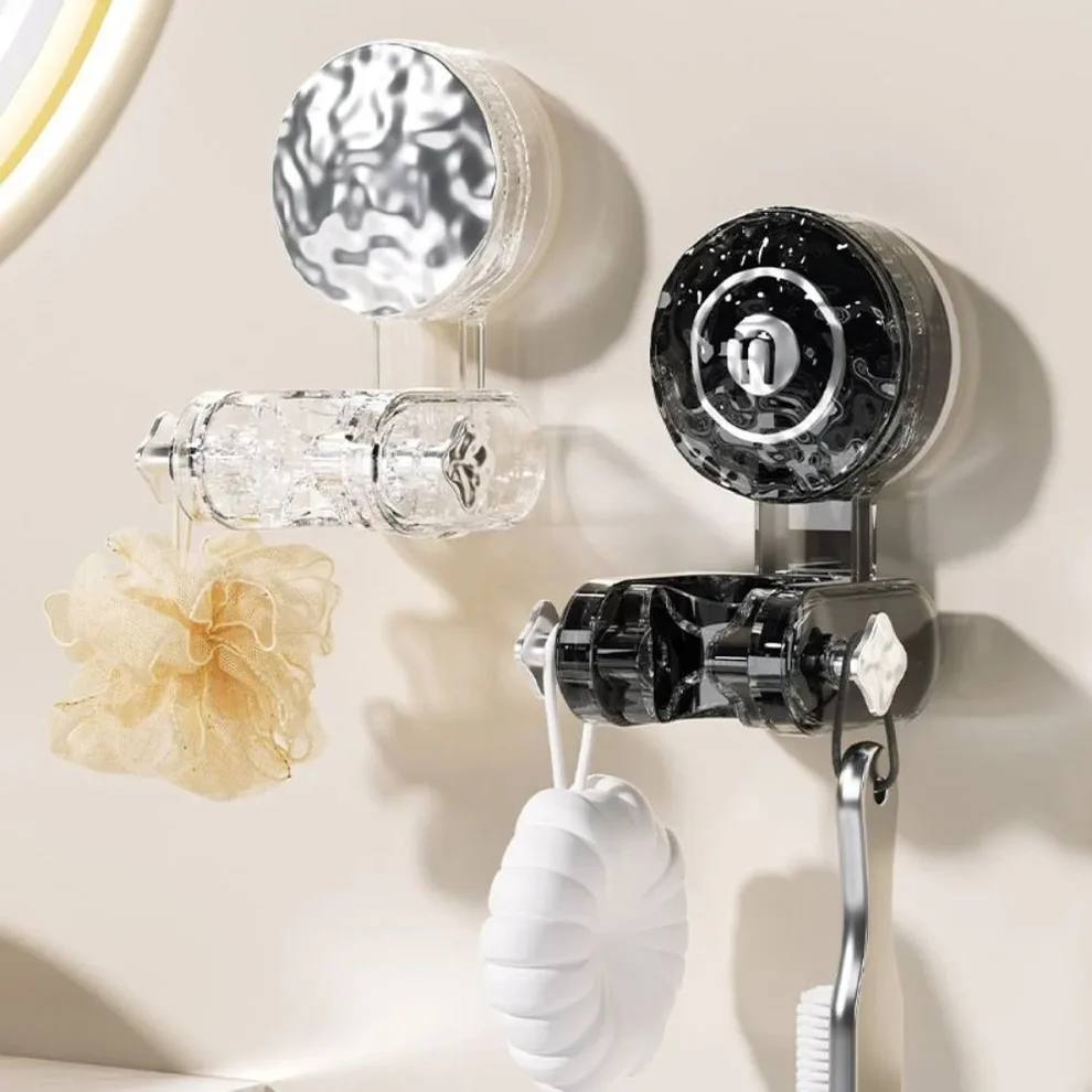 Versatile Shower Head Mount with Easy Suction Attachment