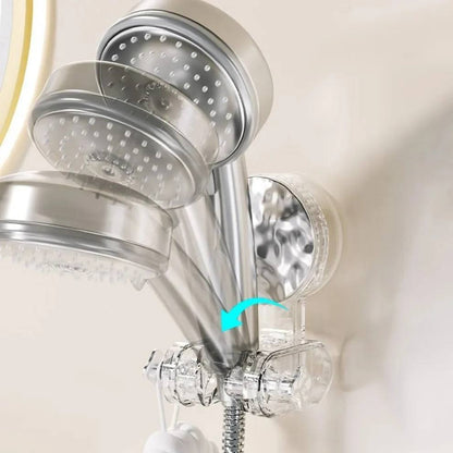 Versatile Shower Head Mount with Easy Suction Attachment