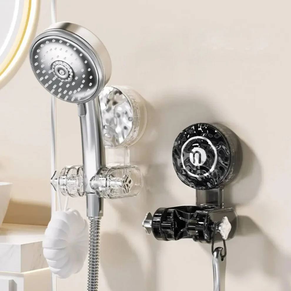 Versatile Shower Head Mount with Easy Suction Attachment