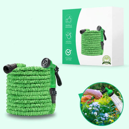 Flexible Garden Hose with 10 Adjustable Spray Options