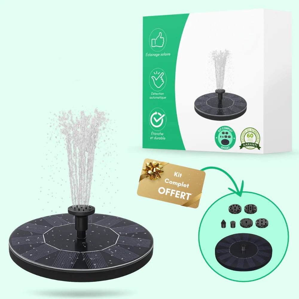 Eco-Friendly Solar-Powered Water Feature for Outdoor Spaces