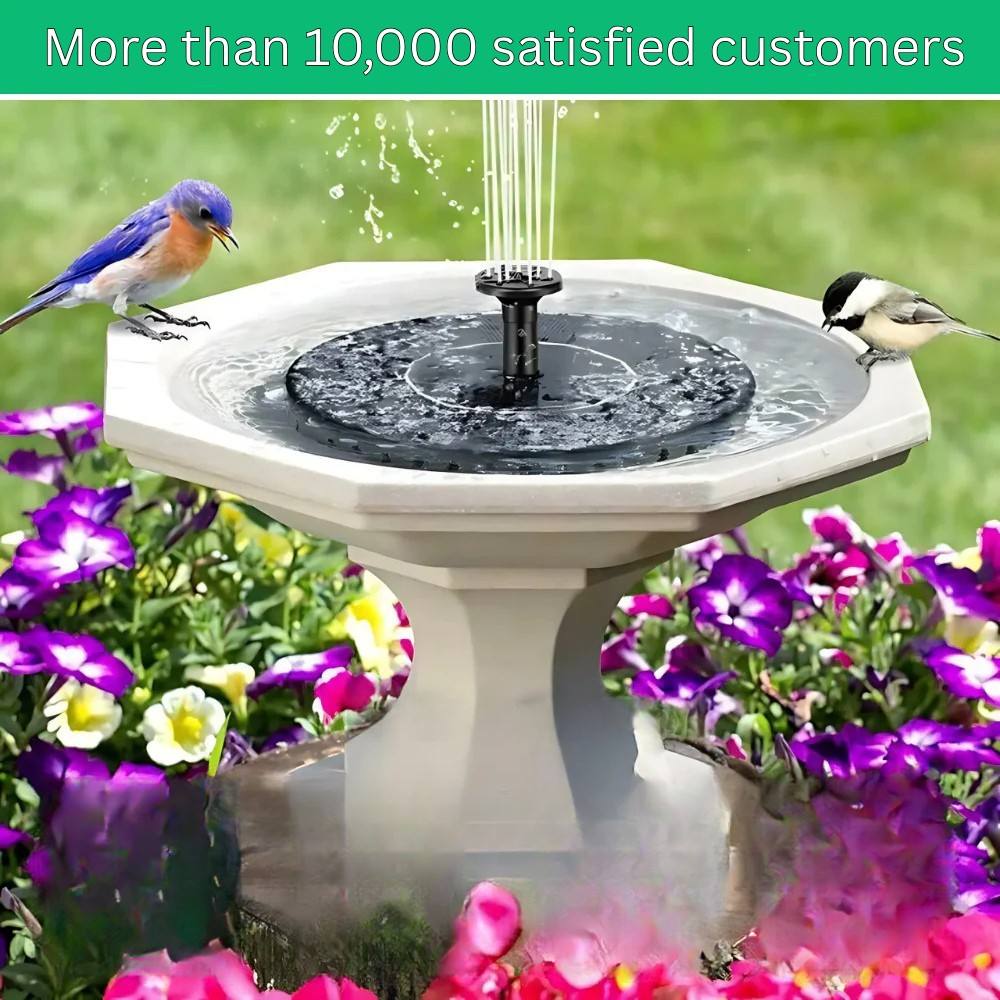 Eco-Friendly Solar-Powered Water Feature for Outdoor Spaces