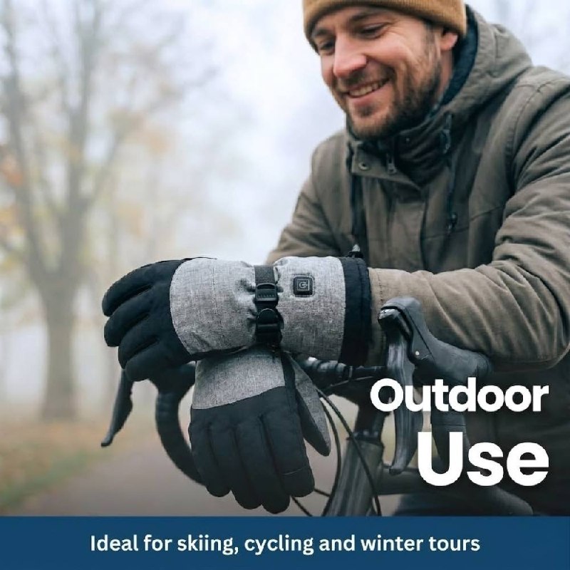 ThermoGuard Winter Gloves with Custom Heat Settings