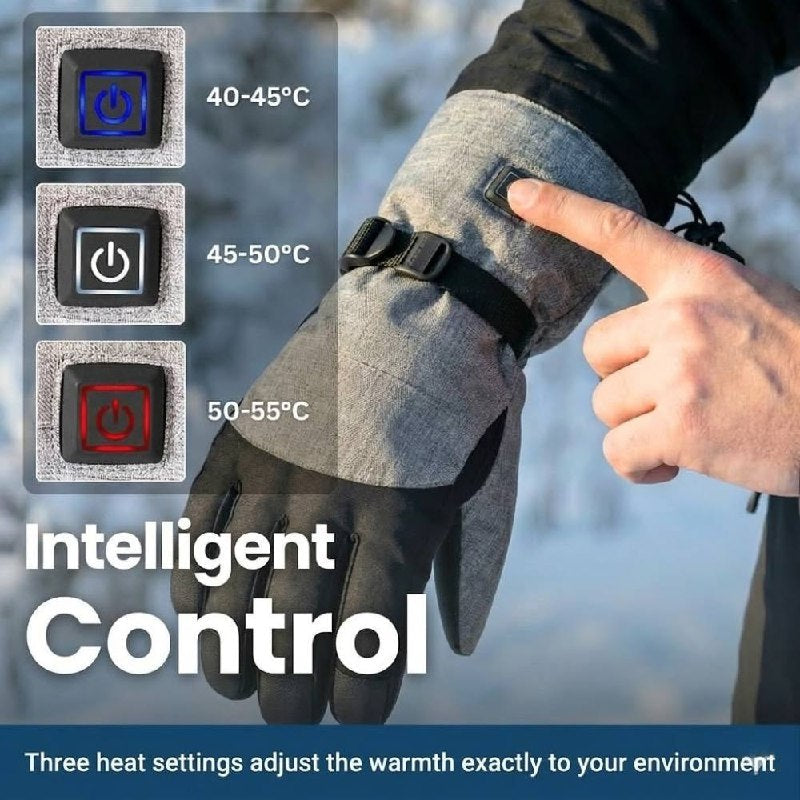 ThermoGuard Winter Gloves with Custom Heat Settings