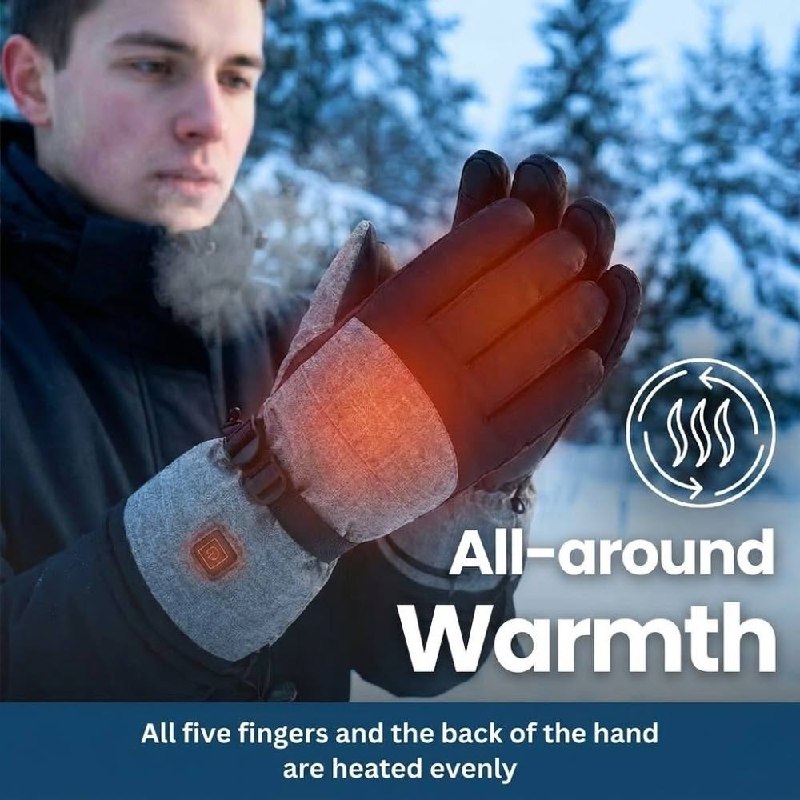 ThermoGuard Winter Gloves with Custom Heat Settings