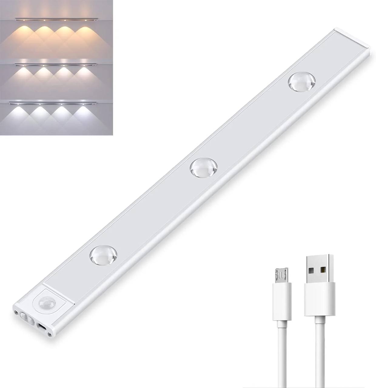 Smart LED Motion Light: Rechargeable, Dimmable & Versatile