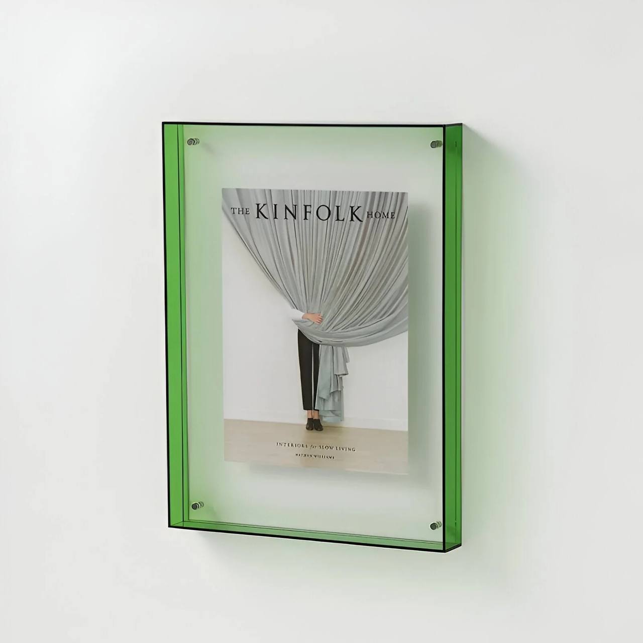 Sleek Transparent Photo Display Frame - Modern Minimalist Design