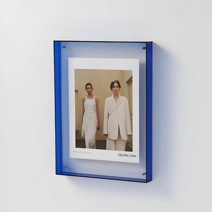 Sleek Transparent Photo Display Frame - Modern Minimalist Design
