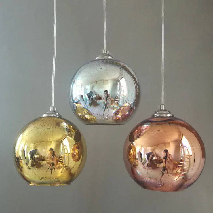 Dynamic 3D Glass Pendant Light with Vibrant Color Display