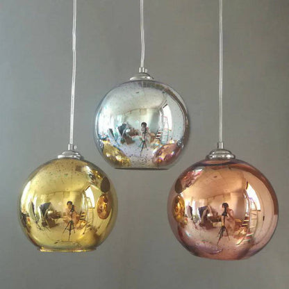 Dynamic 3D Glass Pendant Light with Vibrant Color Display