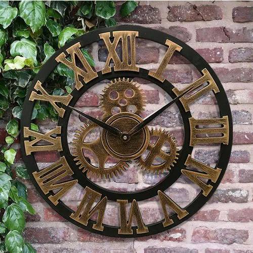 Rustic Industrial Timepiece for Stylish Spaces