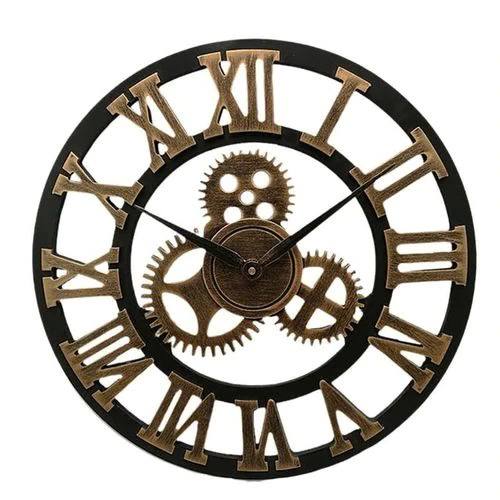 Rustic Industrial Timepiece for Stylish Spaces