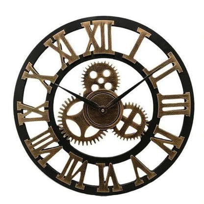 Rustic Industrial Timepiece for Stylish Spaces