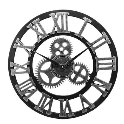 Rustic Industrial Timepiece for Stylish Spaces