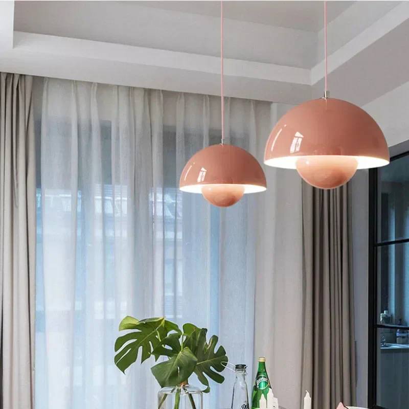 Scandinavian-Inspired Floral Pendant Light for Modern Spaces