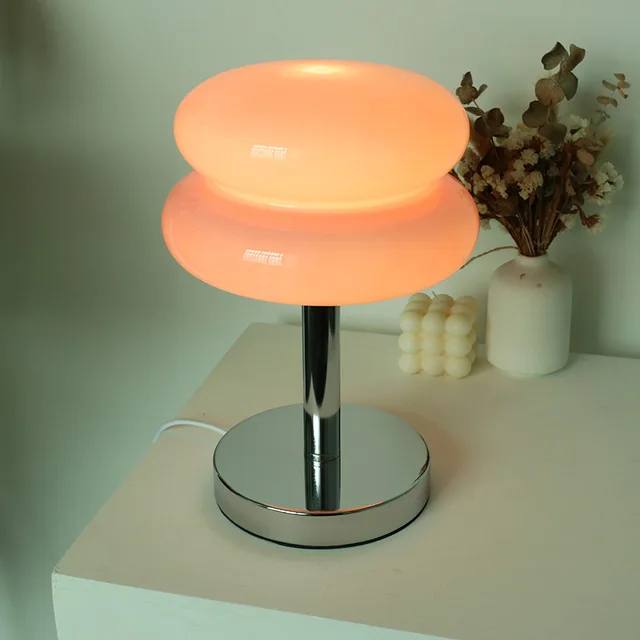Vibrant Glass Night Lamp – Safe and Soothing Glow for Kids