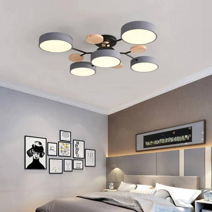Elegant LED Ceiling Fixture with Organic Branch Design