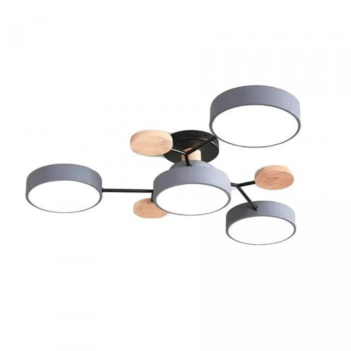 Elegant LED Ceiling Fixture with Organic Branch Design