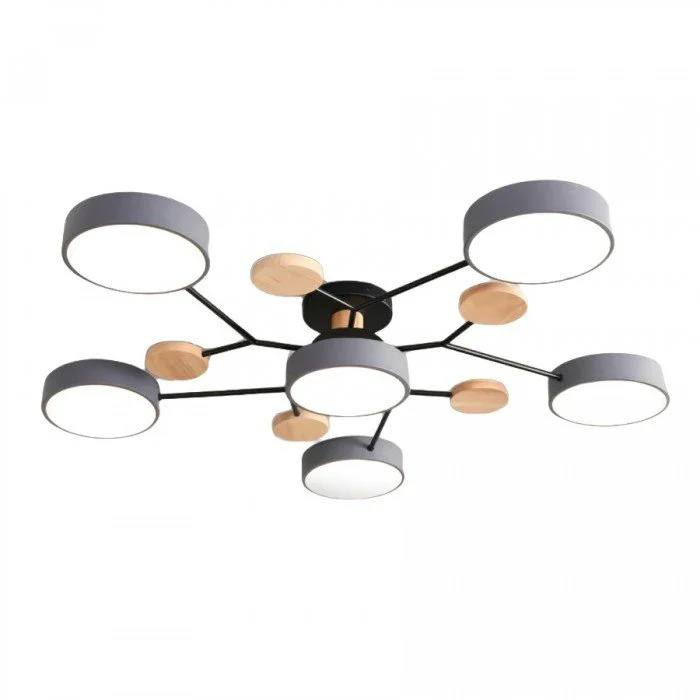 Elegant LED Ceiling Fixture with Organic Branch Design