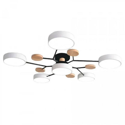 Elegant LED Ceiling Fixture with Organic Branch Design