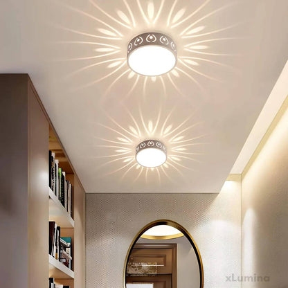 Elegant LED Ceiling Fixture for Entrances and Hallways