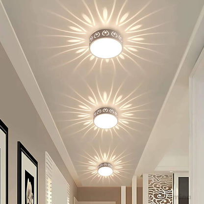 Elegant LED Ceiling Fixture for Entrances and Hallways