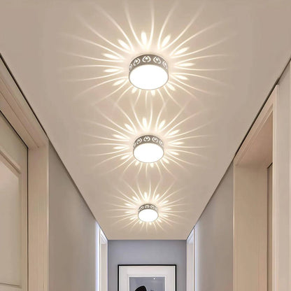 Elegant LED Ceiling Fixture for Entrances and Hallways