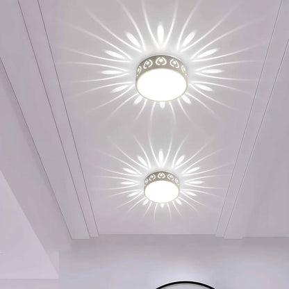 Elegant LED Ceiling Fixture for Entrances and Hallways