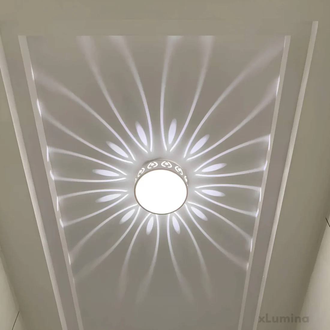 Elegant LED Ceiling Fixture for Entrances and Hallways