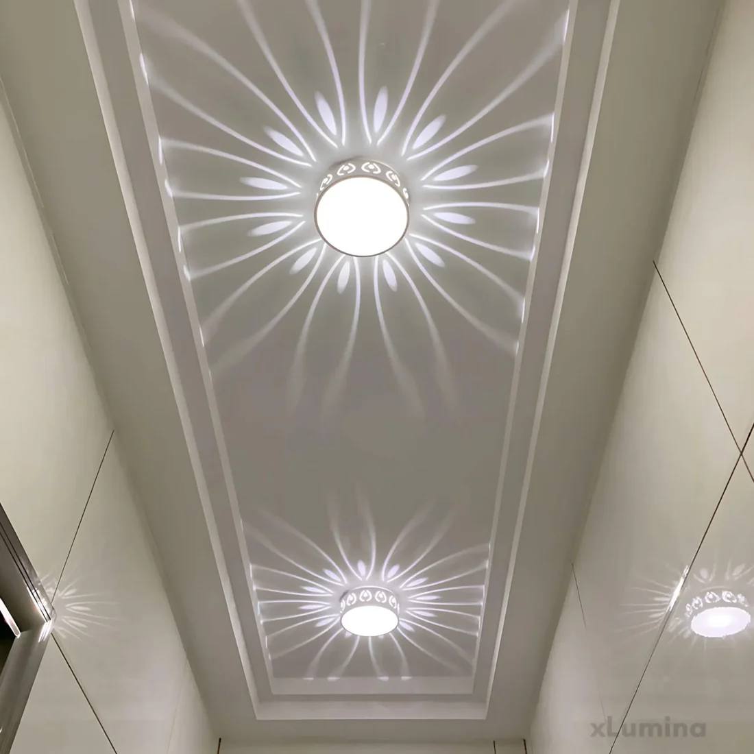 Elegant LED Ceiling Fixture for Entrances and Hallways