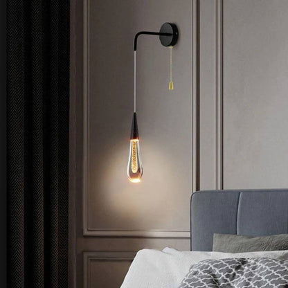 Elegant Teardrop LED Wall Fixture for Cozy Spaces
