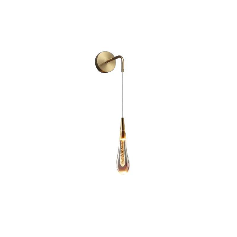 Elegant Teardrop LED Wall Fixture for Cozy Spaces