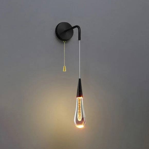 Elegant Teardrop LED Wall Fixture for Cozy Spaces