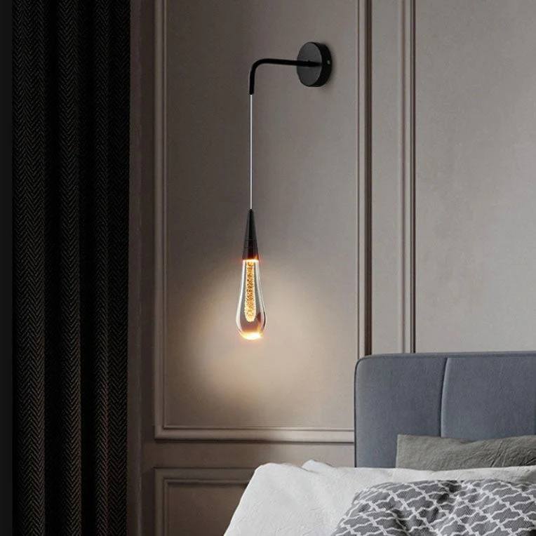 Elegant Teardrop LED Wall Fixture for Cozy Spaces