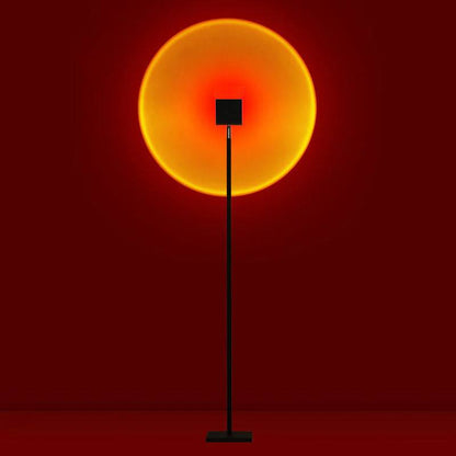AuraGlow LED Floor Projector Lamp for a Cozy Ambiance
