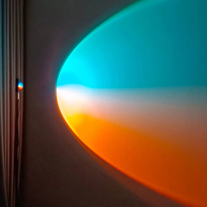 AuraGlow LED Floor Projector Lamp for a Cozy Ambiance