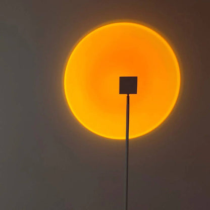 AuraGlow LED Floor Projector Lamp for a Cozy Ambiance