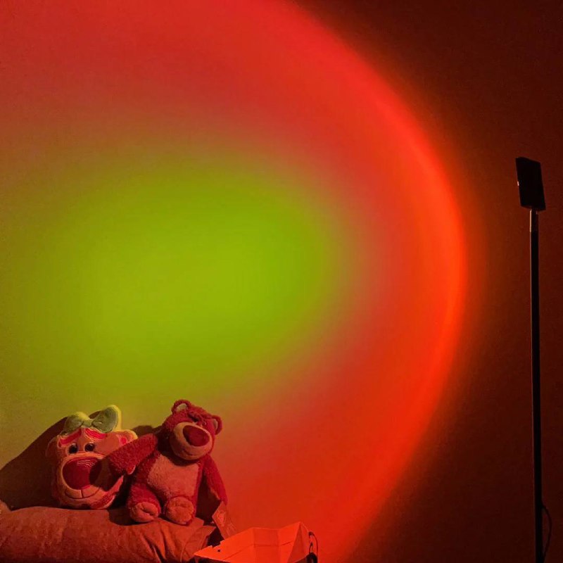 AuraGlow LED Floor Projector Lamp for a Cozy Ambiance
