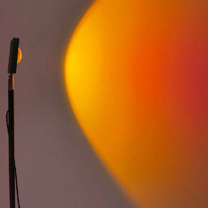 AuraGlow LED Floor Projector Lamp for a Cozy Ambiance