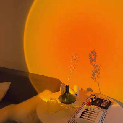 AuraGlow LED Floor Projector Lamp for a Cozy Ambiance