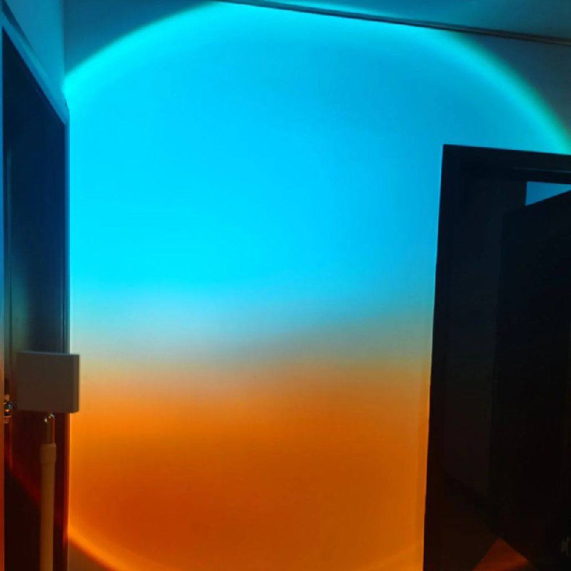 AuraGlow LED Floor Projector Lamp for a Cozy Ambiance