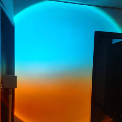 AuraGlow LED Floor Projector Lamp for a Cozy Ambiance