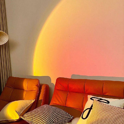 AuraGlow LED Floor Projector Lamp for a Cozy Ambiance