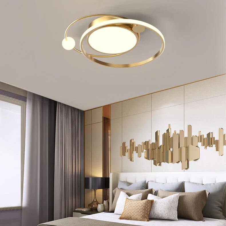 Sleek LED Ceiling Fixture with Minimalist Design