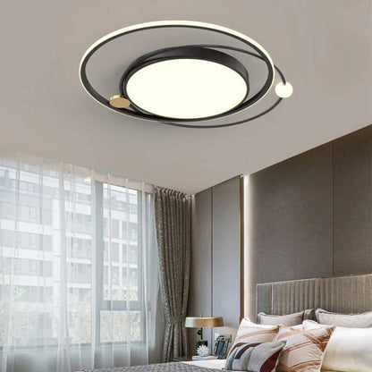 Sleek LED Ceiling Fixture with Minimalist Design