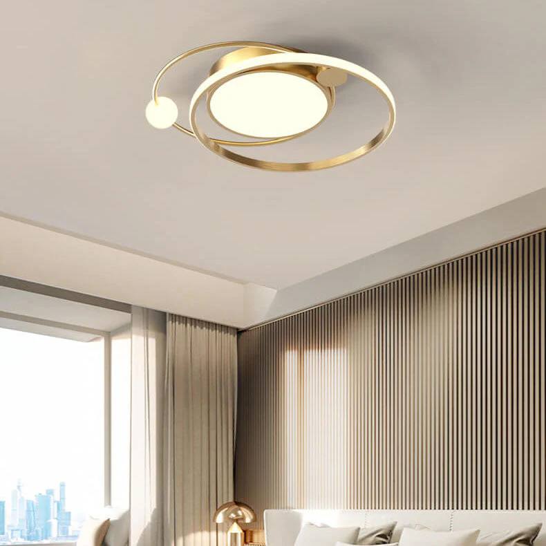 Sleek LED Ceiling Fixture with Minimalist Design